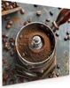 Küchenrückwand Spritzschutz Glas mit Motiv Kaffeemühle 40 x Produktbild-Vorschau 1