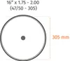 Prophete 0178 Fahrradschlauch 16 x 1,75 x 2 (47-305) - Produktbild-Vorschau 4