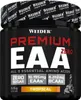 A black container of Weider Premium EAA Zero Tropical flavored dietary supplement. Anteprima dell’immagine prodotto