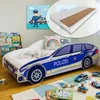Autobett Kinderbett Jugendbett Polizei Car Polizeiauto Produktbild-Vorschau 9