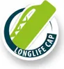 A circular marketing graphic with a green bottle shape and text. Anteprima dell’immagine prodotto