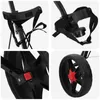 vidaXL Chariot de golf pliable, noir, pour clubs de golf Voir les images du produit 7