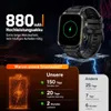 Herren Militär Smartwatch mit Telefonfunktion, Smartwatch Produktbild-Vorschau 2