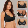 Damen-BH nahtlos Push-Up Formgebend Bequem Weich Schwarz XL Produktbild-Vorschau 2