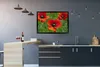 MuchoWow® Gerahmtes Poster Nahaufnahme von roten Mohnblumen Produktbild-Vorschau 2
