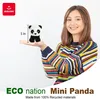 Plüschtier Panda, weicher Plüsch, 13 cm, Weiß-Schwarz, Produktbild-Vorschau 4