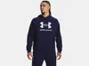 A man wearing a navy blue Under Armour hoodie and matching sweatpants stands against a white background. Anteprima dell’immagine prodotto