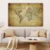 MuchoWow® - Leinwandbilder - Weltkarte - Vintage - Antik - Produktbild-Vorschau 6