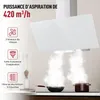 LEVIVO A+++ Hotte Aspirante 80cm avec 420 m³/h, 2 Filtres à Voir les images du produit 3