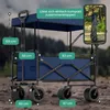 Avalo Bollerwagen mit Dach XL - Faltbar - Bis zu 110 kg - Produktbild-Vorschau 6