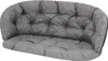 A gray cushion set for outdoor furniture. Produktbild-Vorschau