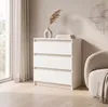Comodà moderna con 3 cassetti | Comodà bianca | Comodà a Anteprima dell’immagine prodotto 11