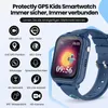 Protectly® GPS Kinder Smartwatch 4G – SOS-Taste – WhatsApp Produktbild-Vorschau 2