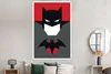 MuchoWow® Poster Batman-Illustration mit rotem Hintergrund Produktbild-Vorschau 4