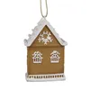 Clayre & Eef Weihnachtsanhänger Lebkuchenhaus 6x4x9 cm Produktbild-Vorschau 2