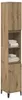 vidaXL Badschrank Artisan-Eiche 30x30x190 cm Holzwerkstoff Produktbild-Vorschau 3