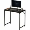 Scrivania per computer – Nera, stile industriale, loft Anteprima dell’immagine prodotto 1