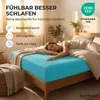 Komfortec 2er Pack Jersey Spannbettlaken 180x200 cm, 100% Produktbild-Vorschau 4