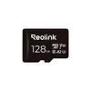 A black microSD card with white text and logos. Anteprima dell’immagine prodotto