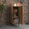 The Living Store Sideboard Räuchereiche 34,5x34x90 cm Produktbild-Vorschau 4