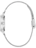 A side view of a silver watch with a mesh band. Produktbild-Vorschau