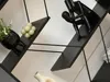 Úzky dizajnový regál MATTEO - čierny Náhľad obrázku produktu 3