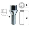 Bullone ruota, M12x1,50, lunghezza filettatura: 26 mm, Anteprima dell’immagine prodotto 2