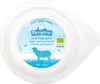 A round container of fresh sheep's milk cheese with a label. Produktbild-Vorschau
