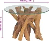 vidaXL Couchtisch Massivholz Teak Treibholz 60 cm Produktbild-Vorschau 23