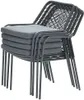 Garden Impressions Dido Dining Sessel - rope Schwarz Produktbild-Vorschau 5