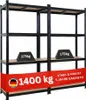 Mega Deal 2x Kellerregal GORILLA | HxBxT 160x80x40cm | Produktbild-Vorschau 1