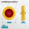Wiltec Roue complète increvable 4.8/4.00-8 pour Diable – Voir les images du produit 4