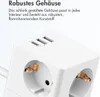 Accezz PowerCube Strip | 6-in-1 - 1x USB-C + 2x USB-A + 3x Produktbild-Vorschau 5