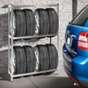 Nosič pneumatik až na 8 pneumatik - šedý Náhled obrázku produktu 9