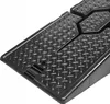 A close-up view of a black plastic car ramp with a diamond plate texture. Podgląd zdjęcia produktu