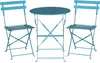 Bolero Runder Klappbarer Terrassentisch Stahl Azurblau 60Cm Produktbild-Vorschau 6