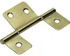 Lamellentürscharnier, vermessingt 22x81 mm, 3 Stück Produktbild-Vorschau 1