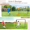 COSTWAY 2 en 1 But de football & Rebounder, Set de buts de Voir les images du produit 3