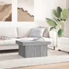 vidaXL Couchtisch Grau Sonoma 80x55x40 cm Holzwerkstoff Produktbild-Vorschau 3