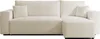 A cream-colored sectional sofa with a textured bouclé fabric. Produktbild-Vorschau