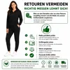 Damen Jogginganzug einfarbig 100% Baumwolle 586 Schwarz L Produktbild-Vorschau 4