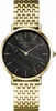 Rosefield Upper East Side Schwarzgold Damen Quarzuhr Produktbild-Vorschau 1