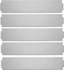 Five identical metal garden edging panels are stacked vertically against a white background. Produktbild-Vorschau
