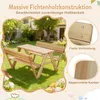 COSTWAY Kinder Picknicktisch, Kindersitzgruppe outdoor mit Produktbild-Vorschau 6