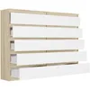Komoda 160 cm, 10 zásuviek, skriňa FRAMIRE R-160-S10, Náhľad obrázku produktu 10