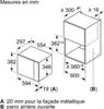 Forno a microonde da incasso 20l 800w nero Neff HLAWD23N1F Anteprima dell’immagine prodotto 3