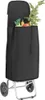 vidaXL Einkaufswagen Schwarz 35 x 28 x 92 cm Oxford-stoff Produktbild-Vorschau 4