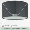 Wogati® Premium Lampenschirm E14/E27 Baumwolle|Farbe: Produktbild-Vorschau 4