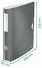 Leitz 11070095, A4, Hartschaumstoff, Schwarz, 350 Blätter, Produktbild-Vorschau 4