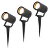 HOFTRONIC - Spots à piquer Spikey LED 3x GU10 IP65 Noir Voir les images du produit 1